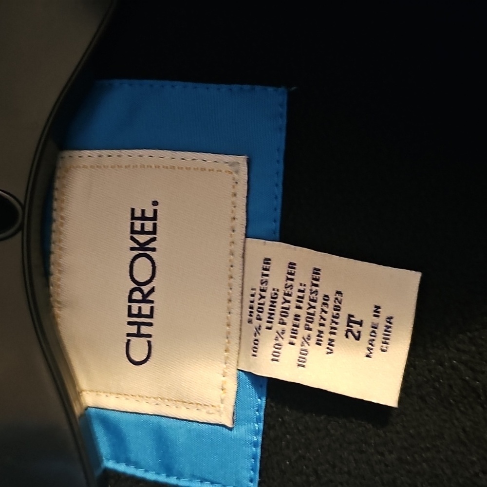 Cherokee Vibrant Blue Kids Puffer Jacket - Picture 2 of 3